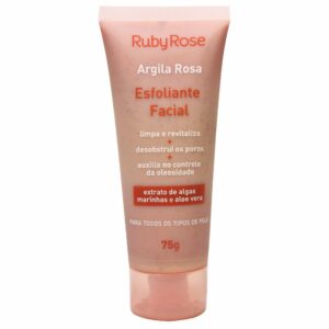 Esfoliante facial Argila Rosa Ruby Rose 
