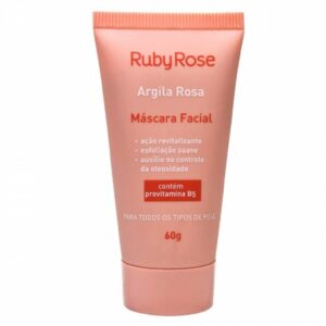 Máscara Facial Argila Rosa Ruby Rose 